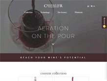 Tablet Screenshot of chevaliercollection.com